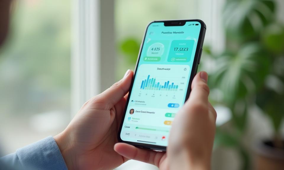 Schermweergave van GroenTech mobiele app op een smartphone