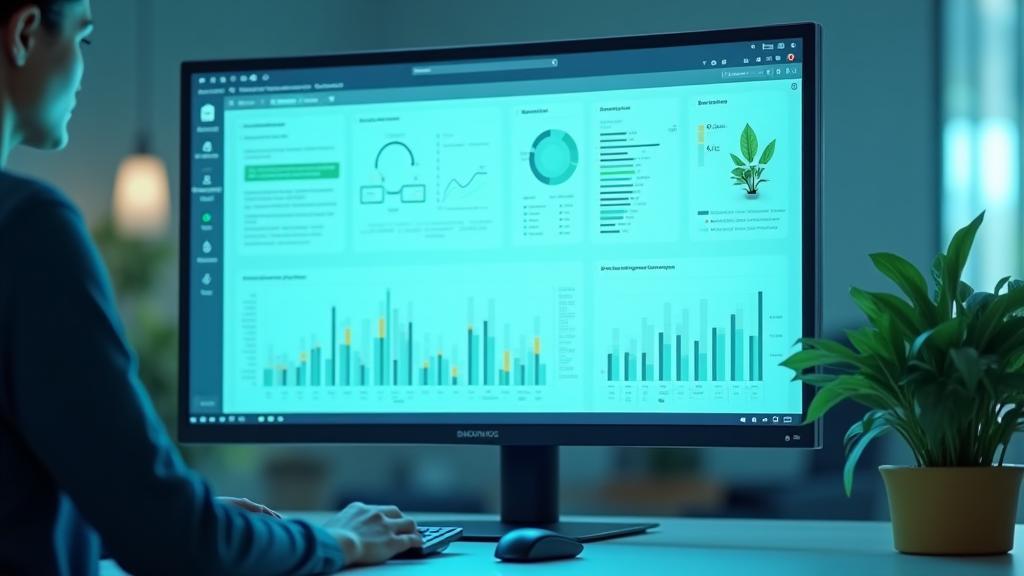 Dashboard met plantgezondheidsdata en grafieken